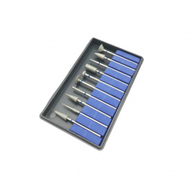 Набор алмазных боров 10шт (фрез, шарошек) для гравера S-Body Technology