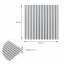 Панель-рейка Sticker Wall 665x665x5 мм Біло-сірий (D) SW-00002531 Київ
