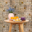 Декоративная ПВХ панель Sticker Wall 960x480x4 мм Бежево-коричневый (D) SW-00002479 Королёво