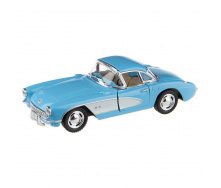 Машинка инерционная Kinsmart Chevrolet Corvette 1957 KT5316W 1:34 Синий