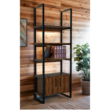 Стелаж офісний Tobi Sho LOFT Volcano СЛВ/2 для документів, 600x400x1900 мм Фаєрвуд