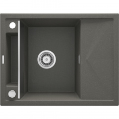 Кухонная мойка Deante Magnetic 640х500 врезная, антрацит (ZRM_T11A) Чугуев