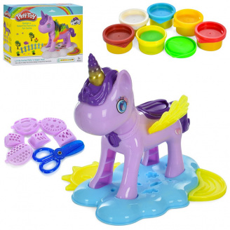 Детский набор пластилина Play-Toy Единорог My little horse Разноцветный (MK 4989)