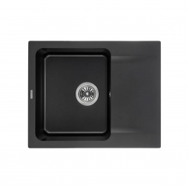 Кухонная мойка GRANADO Avila 615х495 врезная, черная (2509)