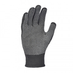 Рукавиці Doloni чорні нейлонові з мікроточкою ПВХ 13 клас 10 розмір арт. 4410 Мелітополь