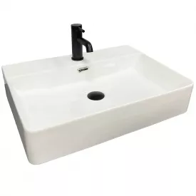 Умывальник подвесной VBI Bitonto M 595x435 прямоугольный, белый (VBI-015701)