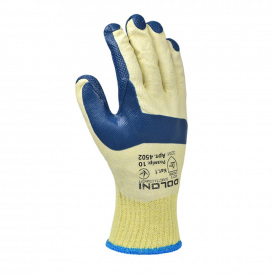 Рукавиці Doloni трикотажні з латексним покриттям, синій, розмір 10 арт. 4502