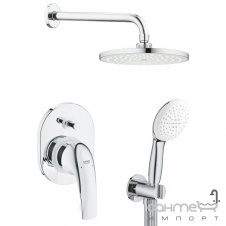 Душевая система скрытого монтажа Grohe BauCurve New Tempesta 200 UA29043003 хром