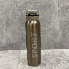 Термос-поїлка з трубочкою 500 мл Sport New Stenson MT-3455-0,5 золотий Луцьк