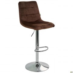 Стілець барний Damask м'якість тканини коричнева Мукачево