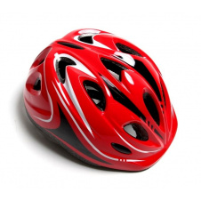 Защитный шлем с регулировкой размера Scale Sports M 52-56 см Red (1309184646)