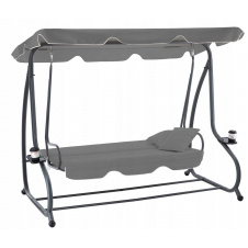 Садовая качеля Garden Line Venera 210x120x170 см Grey