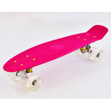 Скейт Пенни борд Best Board Crimson Малиновый (74191)