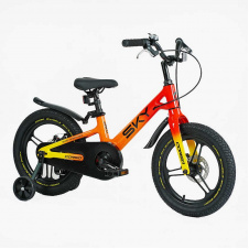 Велосипед двухколесный Corso Sky 16" Red and Orange (153414)