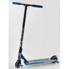Самокат трюковый Best Scooter "SIMBIOTE" HIC-система, ПЕГИ, алюминиевый диск и дека Black/Blue (102310)