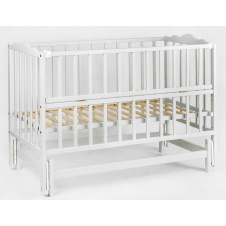 Кроватка детская с откидной боковиной Наталка Анастасия-2 120 х 60 см Grey (129955)