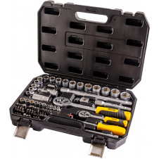 Фото - Набор насадок торцевых MASTERTOOL CrV 1/4"-1/2" 72 шт (78-5072) Набор насадок торцевых MASTERTOOL CrV 1/4"-1/2" 72 шт (78-5072)