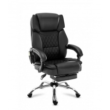 Офисное кресло с массажем Mark Adler Boss 6.0 120х55 см Black