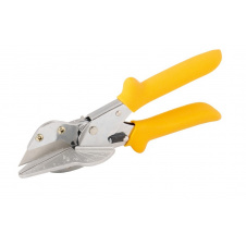 Ножницы для резки пластиковых профилей с транспортиром MASTERTOOL 220 мм Yellow (01-0200)