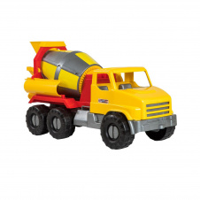 Автомобиль Tigres City Truck Бетоносмеситель 47x15x20 см Желтый (118941)