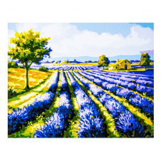 Картина по номерам ArtStory Лавандовое поле 50х65 см Разноцветный (88754076)