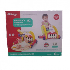 Ходунки коврик Bibi-irn Piano Rack Walker 2 в 1 Red and Yellow (144863)