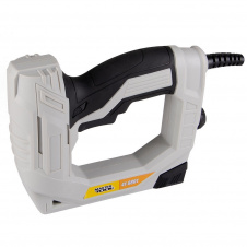Степлер электрический MASTERTOOL скоба R53 6-14мм/гвоздь 15 мм 500-800 Вт 230 B/50 Гц Black and White (41-0801)
