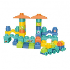Конструктор Yufeng Big Building Blocks 79 деталей в ведре Разноцветный (164965)