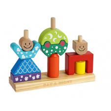 Логическая игра MUQIY Toys День-ночь 23.5х5.5х18 см Разноцветный (136929)