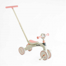 Велосипед трехколесный Best Trike 8"/6" Бело-розовый (163781)