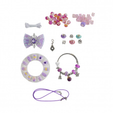 Игровой набор украшений Yufeng Jewelry Diy 62 элемента Фиолетовый (158588)