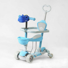 Самокат Best Scooter 5в1 PU колеса подсветка колес с бортиком Разноцветный 166618 Енергодар