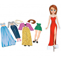 Детский набор магнитов Magdum Magnetic dolls 27 шт Разноцветный (162132) Полтава