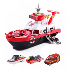 Игровой набор корабль Six-Six Zero 1:64 Красный (160681) Первомайск