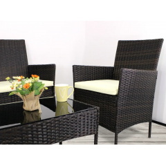 Набор садовой мебели Garden Line Reno 101х84х58 см Brown Буча