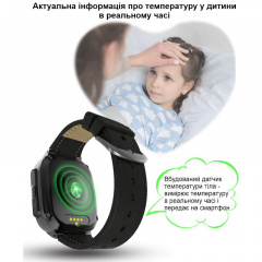 Smart часы детские с GPS отслеживанием Nectronix LT-25, с поддержкой 4G, термометром, камерой, сенсорным экраном Харків
