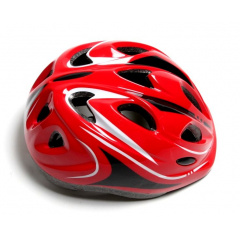 Защитный шлем с регулировкой размера Scale Sports M 52-56 см Red (1309184646) Самбор