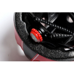 Защитный шлем с регулировкой размера Scale Sports M 52-56 см Red (1309184646) Самбор