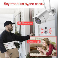 4G камера видеонаблюдения Unitoptek NC919G Белый (100023) Тернопіль