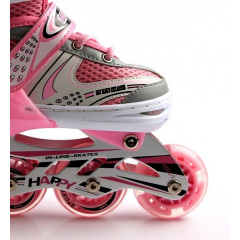 Роликовые коньки Happy 38-42 Pink (518333674-L) Хмельницкий