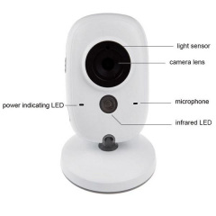 Видеоняня Baby Monitor VB603 / HD720P / 3.2 LCD c датчиком температуры Белый (100235) Черкассы