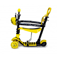 Самокат Scooter "Божья коровка" 5in1 многофункциональный, с бортиком Yellow (383308396) Курень