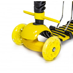 Самокат Scooter "Божья коровка" 5in1 многофункциональный, с бортиком Yellow (383308396) Курень