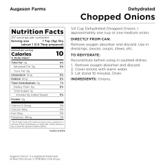 Лук нарезанный сублимированный Augason Farms 217 порций (101097) Покровськ