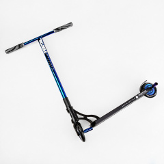 Самокат трюковый пеги алюминиевый диск и дека колёса Best Scooter Portal HIC-система PU Black and blue (114052) Тернополь