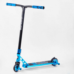 Самокат трюковый Best Scooter Spider HIC-система пеги алюминиевый диск и дека колёса PU 100 кг Blue (108372) Буча