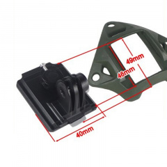 Универсальный NVG адаптер на шлем для крепления екшн камер или приборов ночного видения Nectronix M-40U (100976) Київ