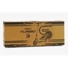 Самокат двухколесный Skyper Turbo PU колеса 200 мм 2 амортизатора Black and Green (146090) Мукачево