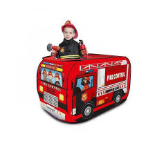 Детская палатка Play Tent Автобус пожарной службы 112 х 72 х 72 см Multicolor (151977) Курень