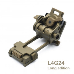 Удлиненное NVG крепление для ПНВ c DOVETAIL Wilcox L4G24 long edition (100986-L) Орехов